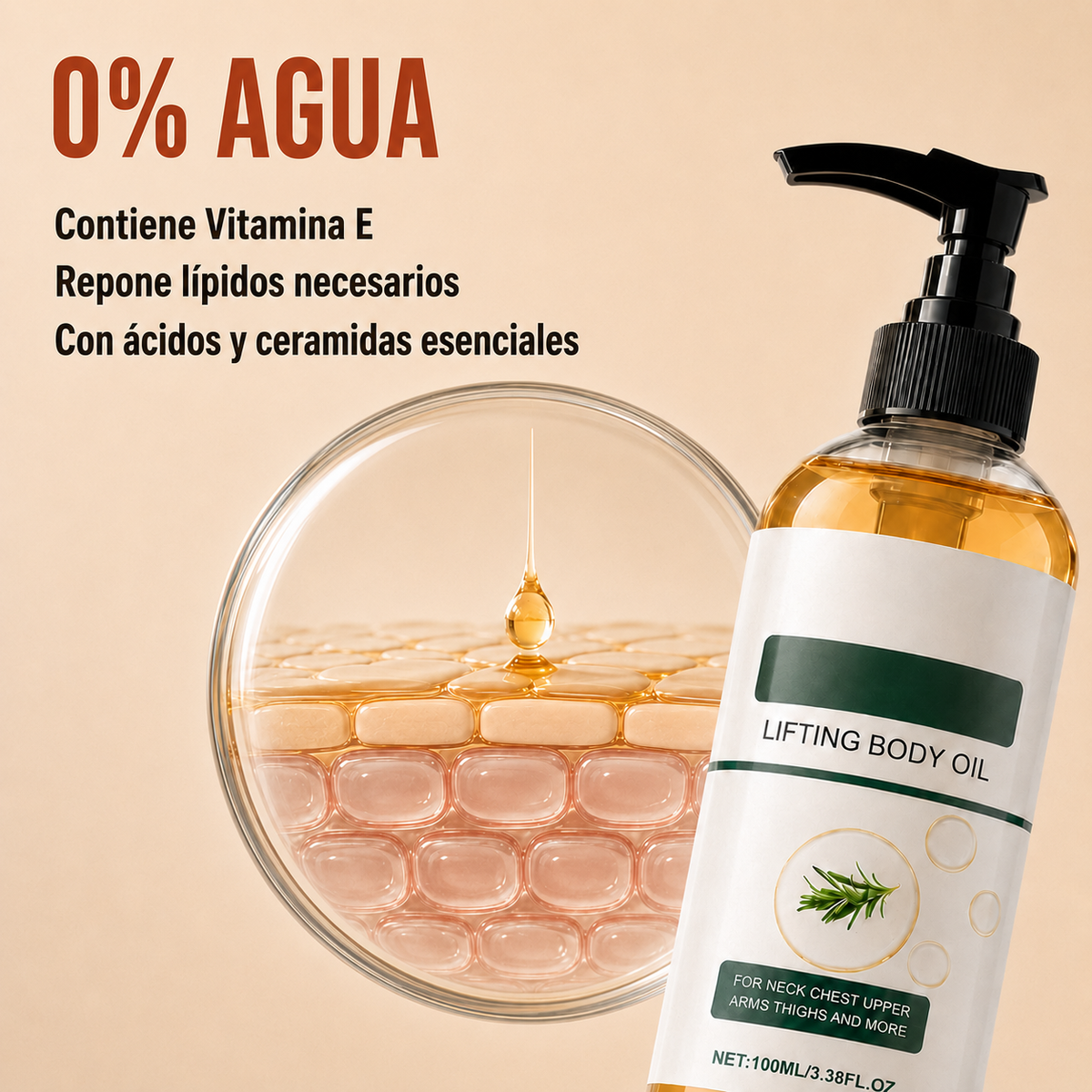 Aceite Corporal con Colágeno — 1 frasco (100 ml)